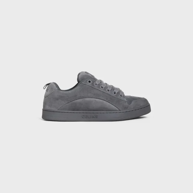 CELINE Huntington Low Lace-Up Sneaker aus Wildleder und Mesh CELINE Huntington Low Lace-Up Sneaker aus Wildleder und Mesh