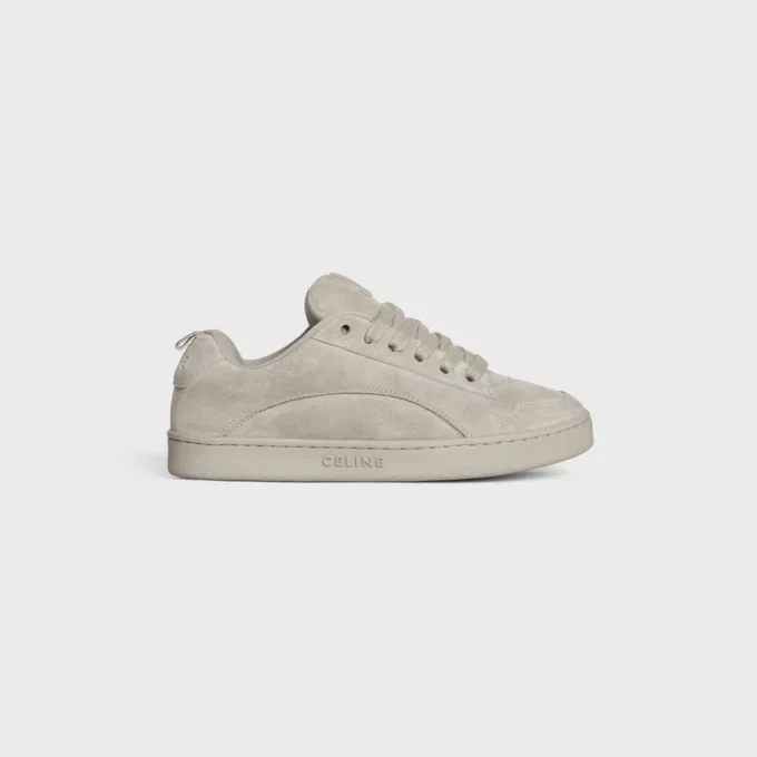 CELINE Huntington Low Lace-Up Sneaker aus Wildleder und Mesh CELINE Huntington Low Lace-Up Sneaker aus Wildleder und Mesh