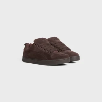 CELINE Huntington Low Lace-Up Sneaker aus Wildleder und Mesh