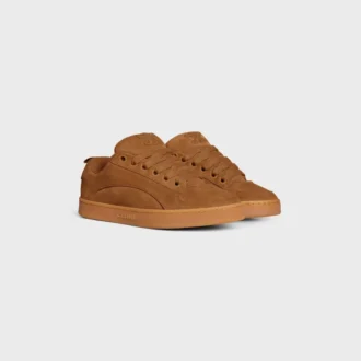 CELINE Huntington Low Lace-Up Sneaker aus Wildleder und Mesh