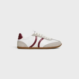 CELINE Jogger Low Schnürsneaker aus Kalbsleder und Wildleder