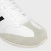 CELINE Jogger Low Schnürsneaker aus Kalbsleder und Wildleder