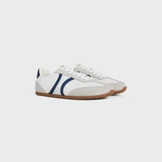 CELINE Jogger – Niedriger Schnürsneaker aus Kalbsleder und Kalbsveloursleder