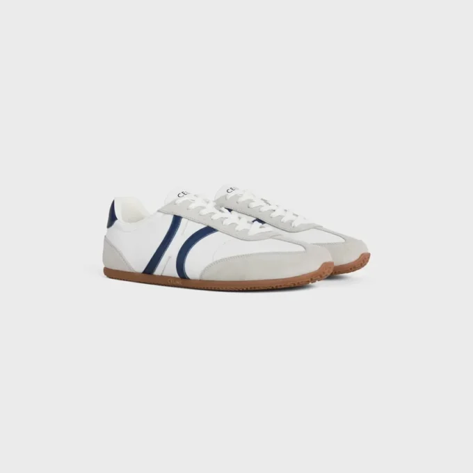CELINE Jogger – Niedriger Schnürsneaker aus Kalbsleder und Kalbsveloursleder CELINE Jogger – Niedriger Schnürsneaker aus Kalbsleder und Kalbsveloursleder