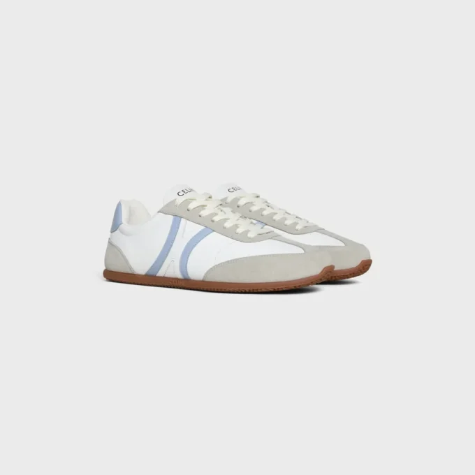 CELINE Jogger – Niedriger Schnürsneaker aus Kalbsleder und Kalbsveloursleder CELINE Jogger – Niedriger Schnürsneaker aus Kalbsleder und Kalbsveloursleder