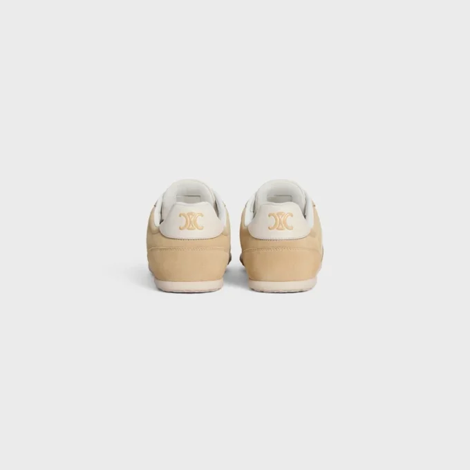 CELINE Jogger – Niedriger Schnürsneaker aus Wildleder und Kalbsleder