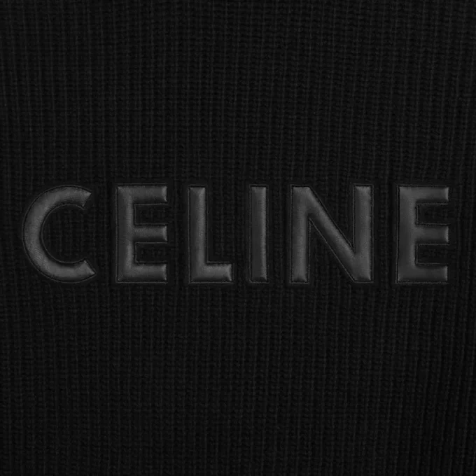 CELINE-Kapuzenpullover aus Monochroms-Wolle CELINE-Kapuzenpullover aus Monochroms-Wolle