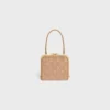 CELINE Lana Minaudiere aus Kalbsveloursleder mit Triomphe-Strass CELINE Lana Minaudiere aus Kalbsveloursleder mit Triomphe-Strass