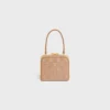 CELINE Lana Minaudiere aus Kalbsveloursleder mit Triomphe-Strass CELINE Lana Minaudiere aus Kalbsveloursleder mit Triomphe-Strass