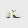 CELINE Lily Perforated Triomphe Babies aus lackiertem Kalbsleder