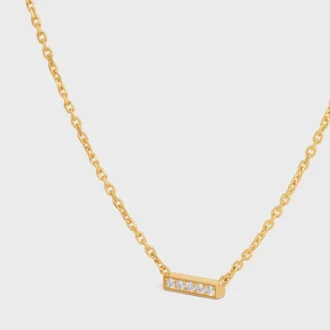 CELINE Line Halskette aus Gelbgold und Diamanten CELINE Line Halskette aus Gelbgold und Diamanten