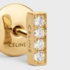CELINE Line Ohrstecker aus Gelbgold und Diamanten