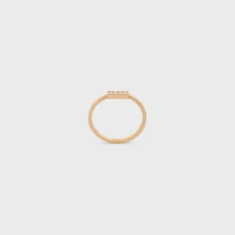 CELINE Line Ring aus Gelbgold und Diamanten CELINE Line Ring aus Gelbgold und Diamanten