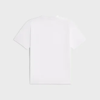 CELINE Lockeres T-Shirt aus Baumwolljersey