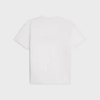 CELINE Lockeres T-Shirt aus Baumwolljersey