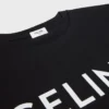 CELINE Lockeres T-Shirt aus Baumwolljersey CELINE Lockeres T-Shirt aus Baumwolljersey