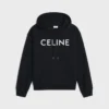 CELINE Loose Hoodie aus Baumwollfleece CELINE Loose Hoodie aus Baumwollfleece