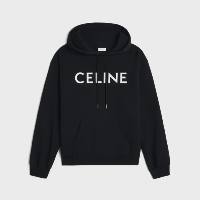CELINE Loose Hoodie aus Baumwollfleece CELINE Loose Hoodie aus Baumwollfleece