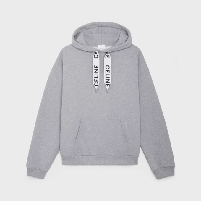 CELINE Loose Hoodie aus Baumwollfleece CELINE Loose Hoodie aus Baumwollfleece