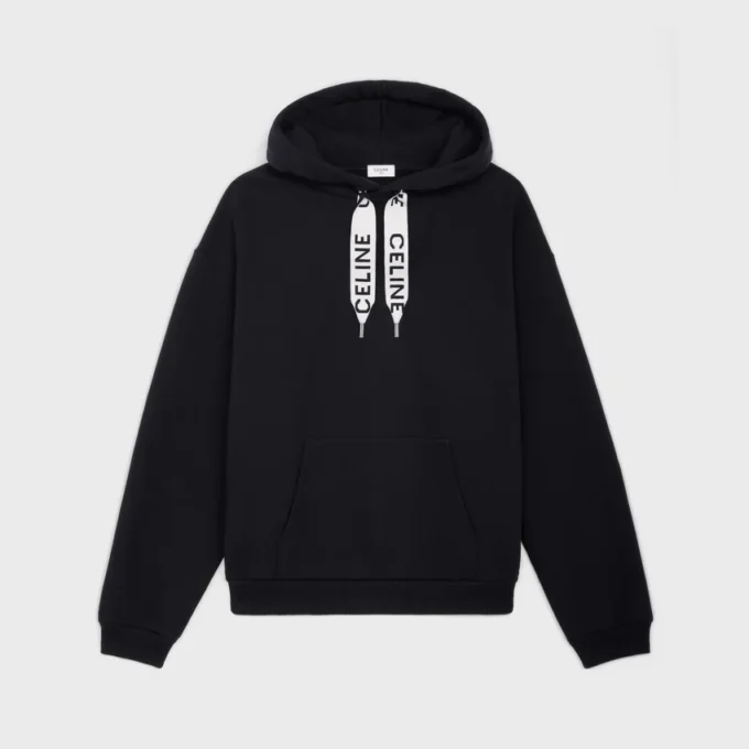 CELINE Loose Hoodie aus Baumwollfleece CELINE Loose Hoodie aus Baumwollfleece