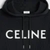 CELINE Loose Hoodie aus Baumwollfleece CELINE Loose Hoodie aus Baumwollfleece