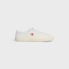 CELINE Lou Low Schnürsneaker mit Triomphe-Logo aus Canvas und Kalbsleder CELINE Lou Low Schnürsneaker mit Triomphe-Logo aus Canvas und Kalbsleder