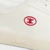 CELINE Lou Low Schnürsneaker mit Triomphe-Logo aus Canvas und Kalbsleder CELINE Lou Low Schnürsneaker mit Triomphe-Logo aus Canvas und Kalbsleder