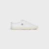 CELINE Lou Low Schnürsneaker mit Triomphe-Motiv aus Lammleder