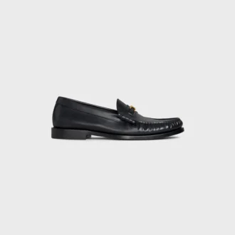 Celine Luco Loafer aus poliertem Stierleder Celine Luco Loafer aus poliertem Stierleder