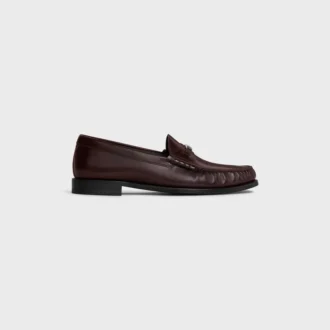 Celine Luco Triomphe Loafer aus poliertem Stierleder