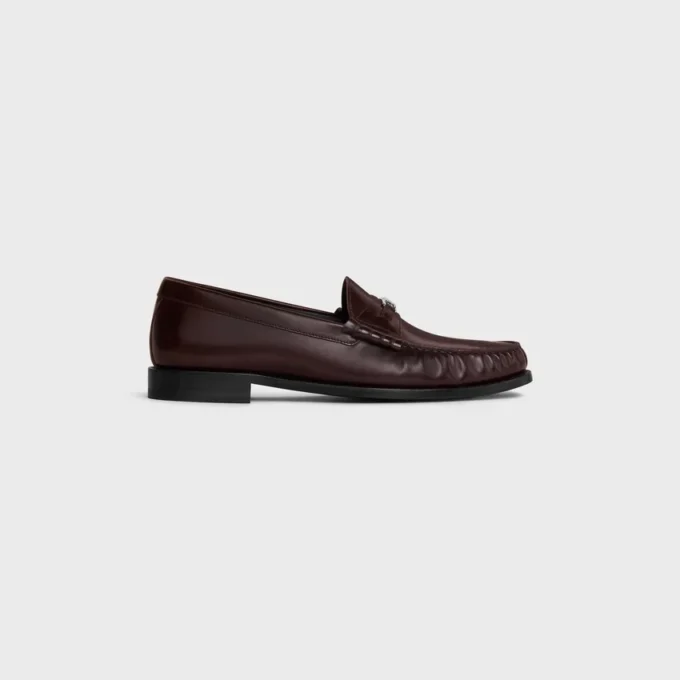 Celine Luco Triomphe Loafer aus poliertem Stierleder Celine Luco Triomphe Loafer aus poliertem Stierleder