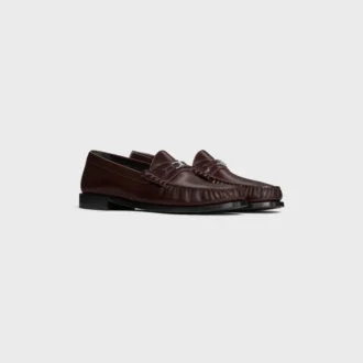 Celine Luco Triomphe Loafer aus poliertem Stierleder
