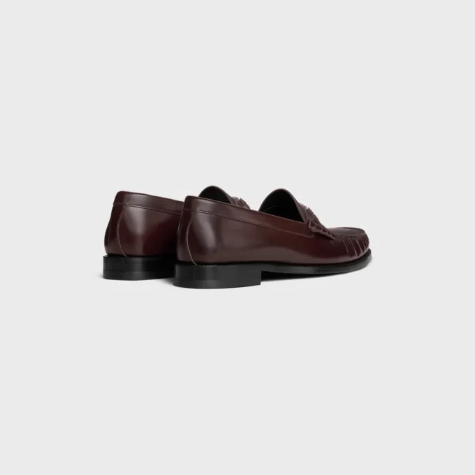 Celine Luco Triomphe Loafer aus poliertem Stierleder Celine Luco Triomphe Loafer aus poliertem Stierleder