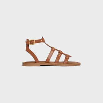 CELINE Lympia Gladiator-Sandale aus Kalbsleder