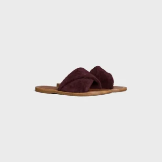 CELINE Lympia Twisted Sandale aus Sponge-Stoff CELINE Lympia Twisted Sandale aus Sponge-Stoff