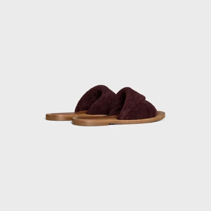 CELINE Lympia Twisted Sandale aus Sponge-Stoff CELINE Lympia Twisted Sandale aus Sponge-Stoff