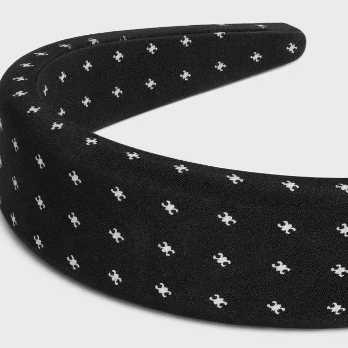 CELINE Micro Triomphe Stirnband aus Seide