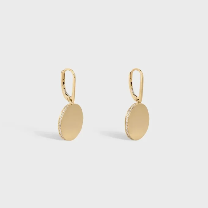 CELINE Ohrringe aus Gelbgold und Diamanten CELINE Ohrringe aus Gelbgold und Diamanten