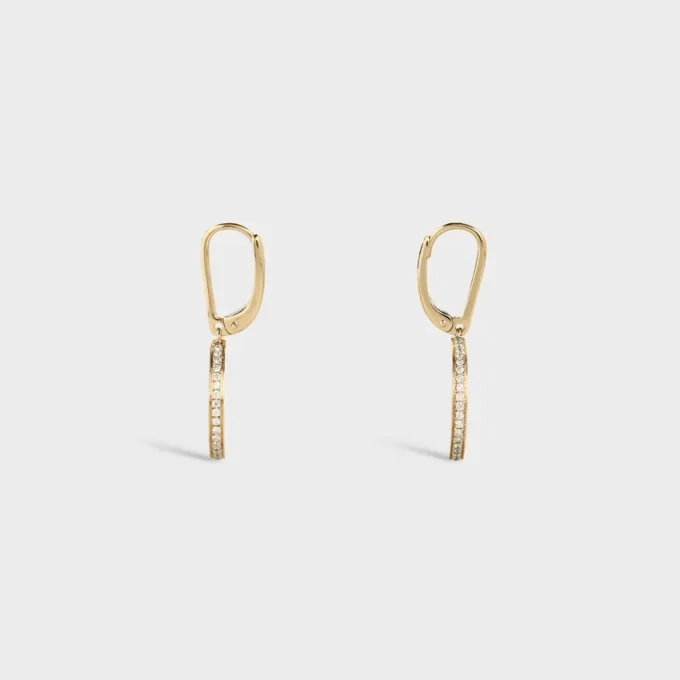 CELINE Ohrringe aus Gelbgold und Diamanten CELINE Ohrringe aus Gelbgold und Diamanten
