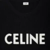 CELINE Oversize-Pullover aus gerippter Wolle CELINE Oversize-Pullover aus gerippter Wolle