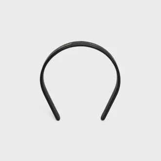 CELINE Paris schmales Stirnband aus Kalbsleder CELINE Paris schmales Stirnband aus Kalbsleder
