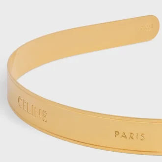 CELINE Paris schmales Stirnband aus Stahl CELINE Paris schmales Stirnband aus Stahl