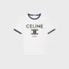 CELINE Paris T-Shirt aus Baumwolljersey CELINE Paris T-Shirt aus Baumwolljersey