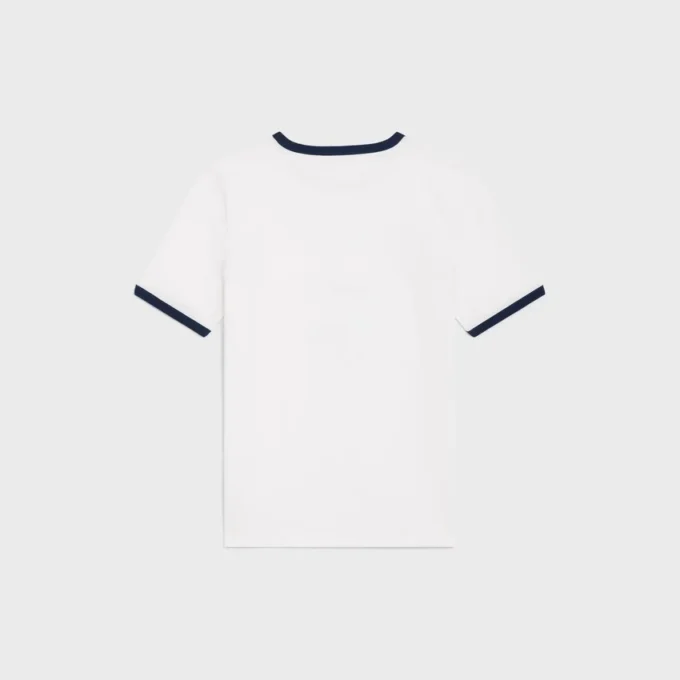 CELINE Paris T-Shirt aus Baumwolljersey CELINE Paris T-Shirt aus Baumwolljersey
