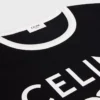 CELINE Paris T-Shirt aus Baumwolljersey