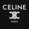 CELINE Paris T-Shirt aus Baumwolljersey