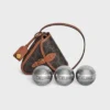 CELINE Petanque-Spiel aus Triomphe Canvas und Kalbsleder
