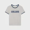 CELINE Regular T-Shirt aus Baumwolljersey CELINE Regular T-Shirt aus Baumwolljersey