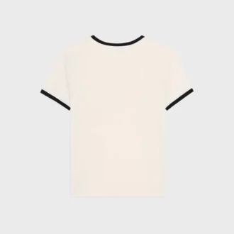 CELINE Regular T-Shirt aus Baumwolljersey
