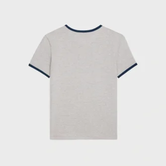CELINE Regular T-Shirt aus Baumwolljersey